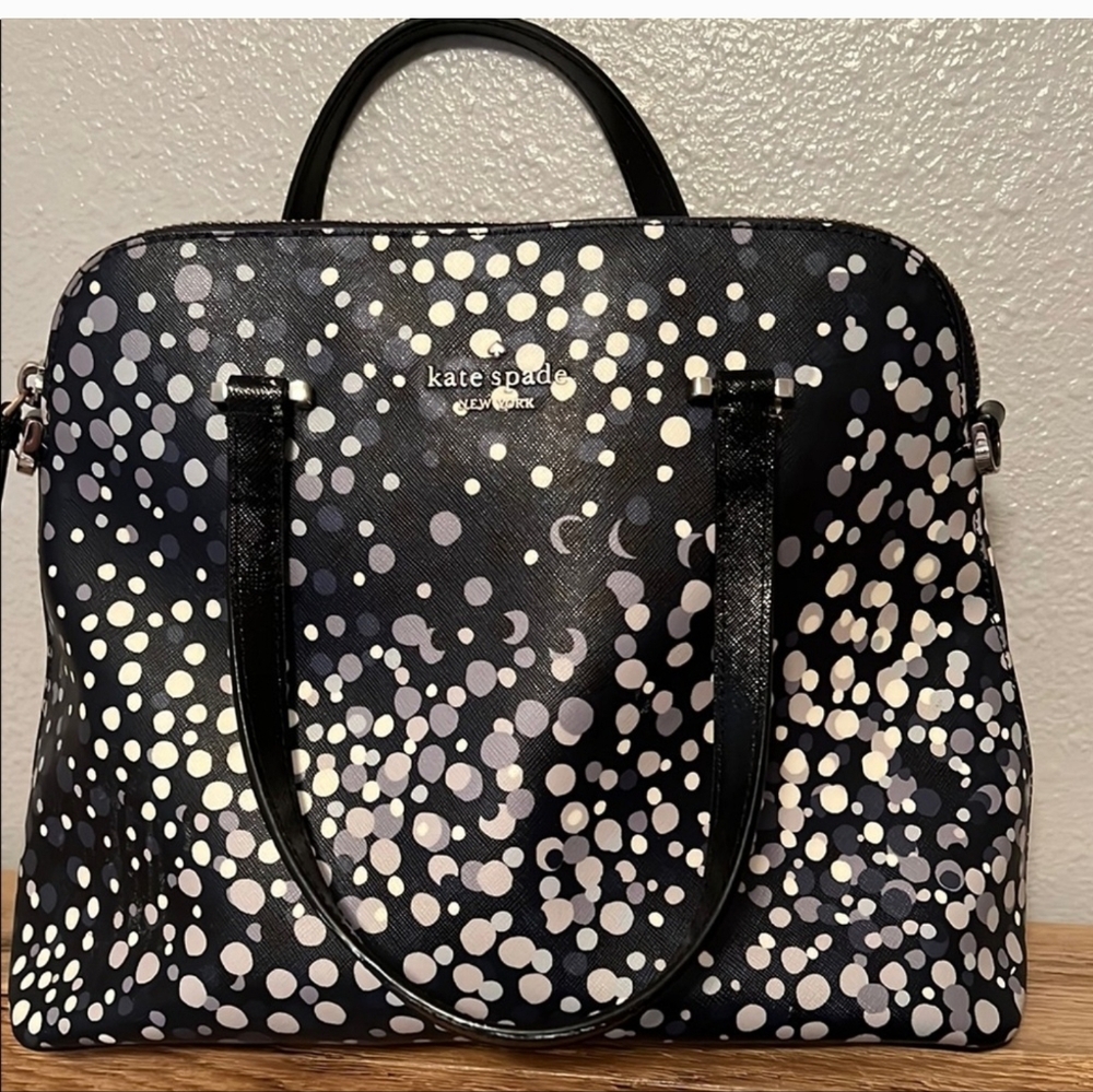 Kate Spade Maize Soiree  Dot Satchel/ Crossbody/